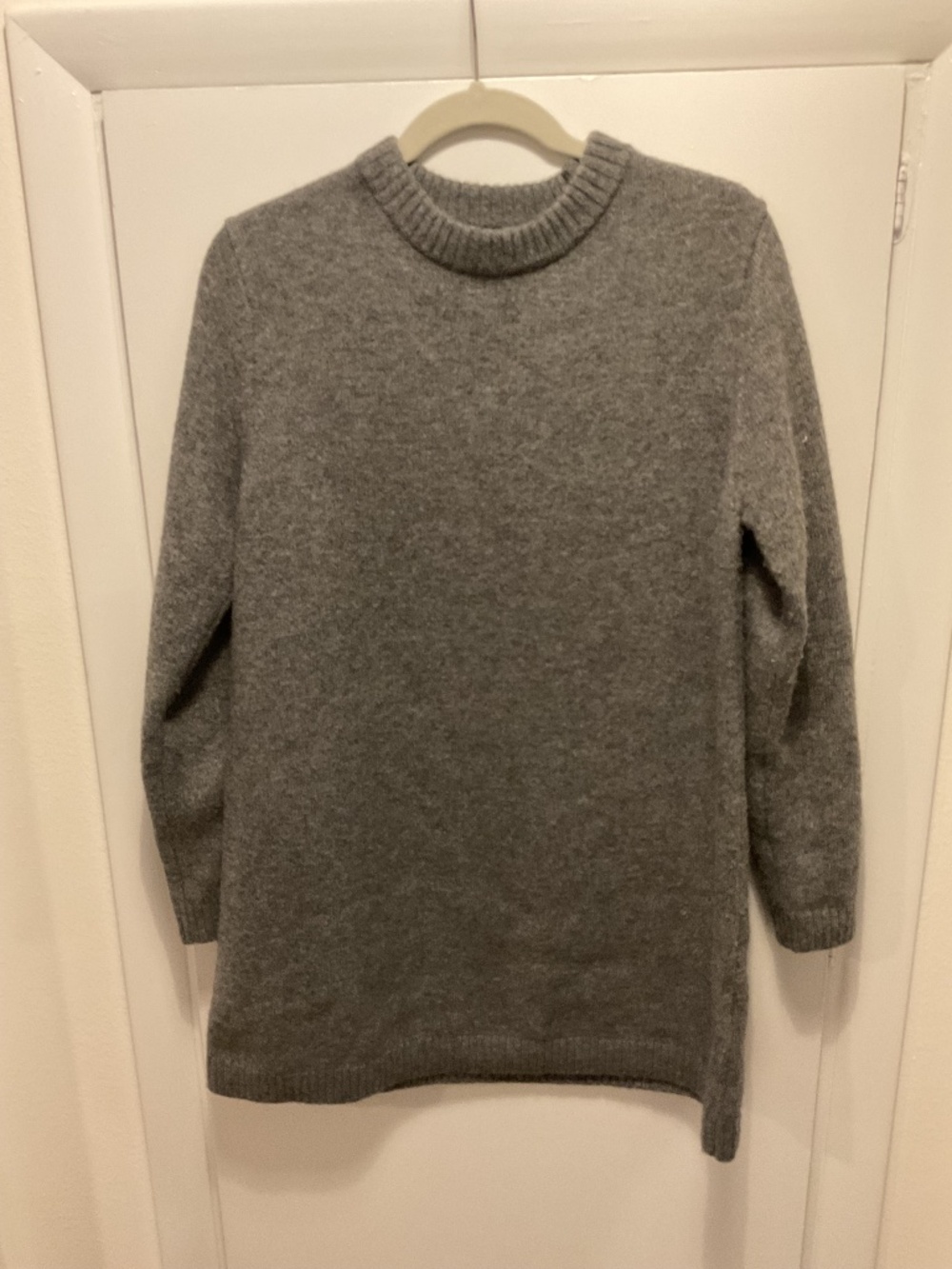 Zara Grey Sweater Dress, Size Small